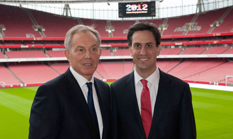 Image of Tony Blair and Ed Miliband