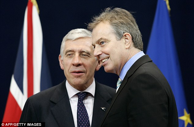 Image of liars Jack Straw and Tony Blair