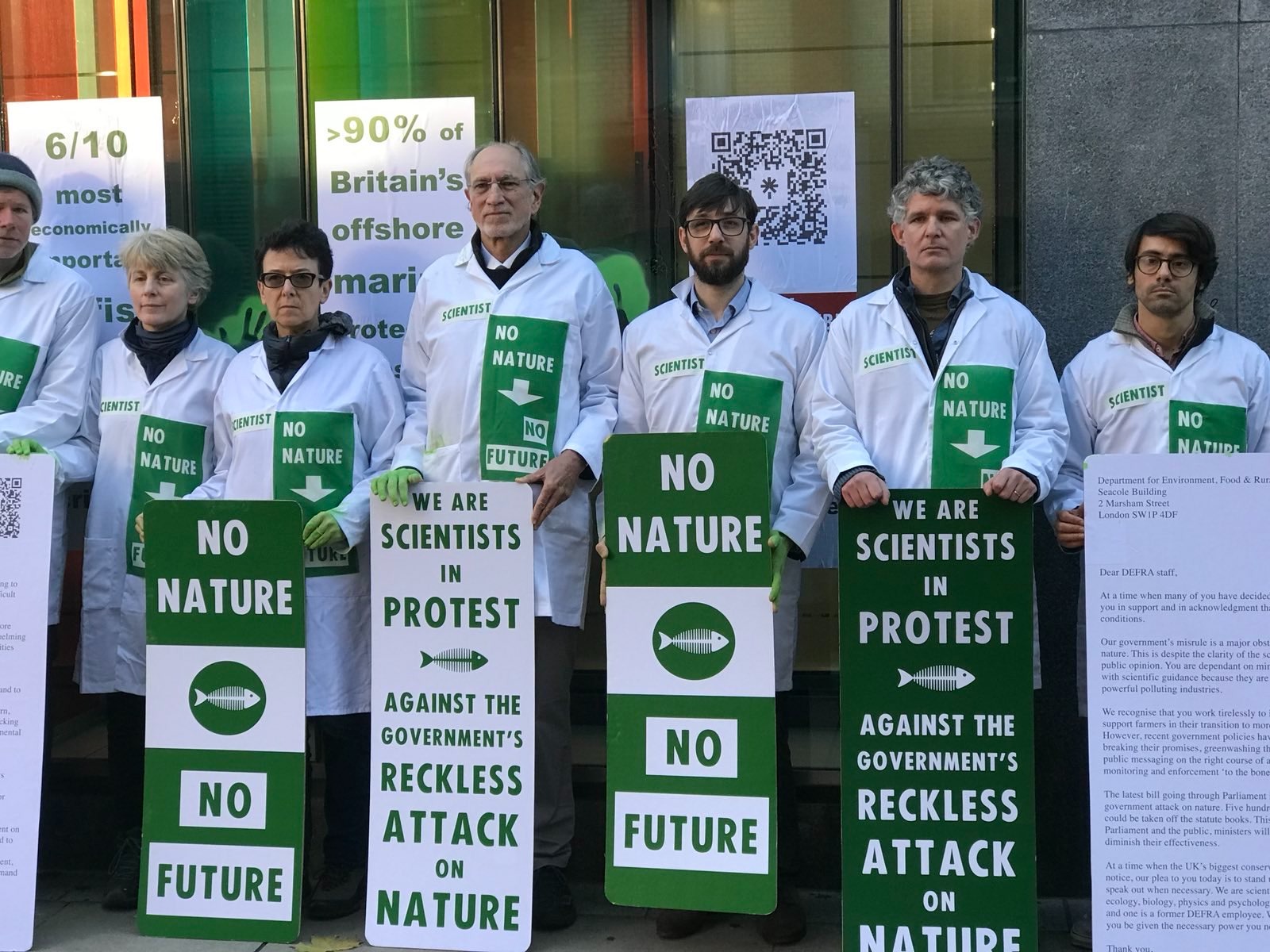 Scientists protest climate inaction 25 November 2022