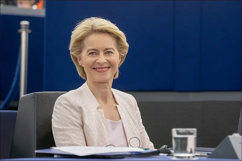 European Commission President Ursula von der Leyen requested a Dutch foreign official to examine CCS as a climate solution. Credit: WikiMedia Commons, CC BY-NC-ND 2.0“>WikiMedia Commons