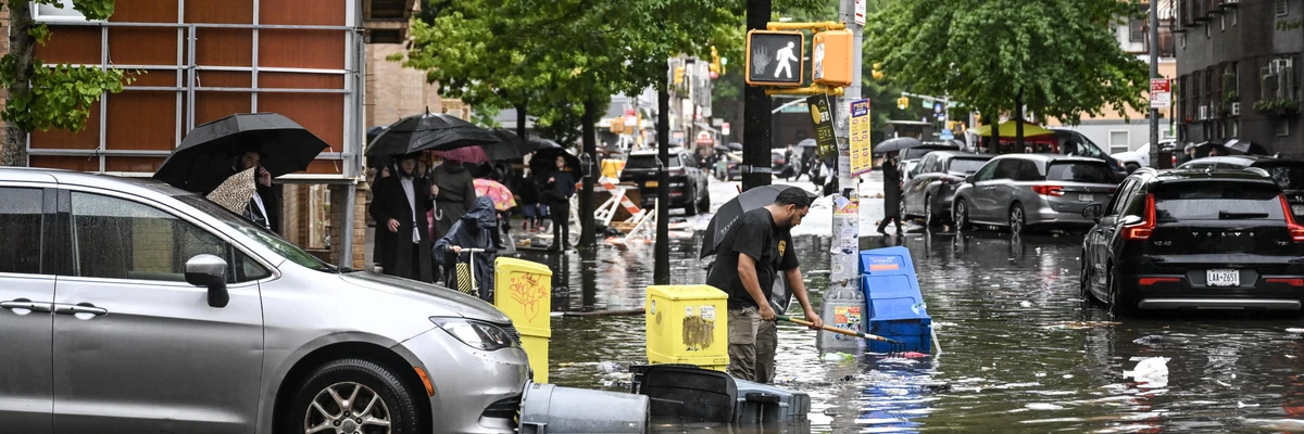Climate Emergency in Action: NYC 'Essentially Shut Down' by Flash Flooding