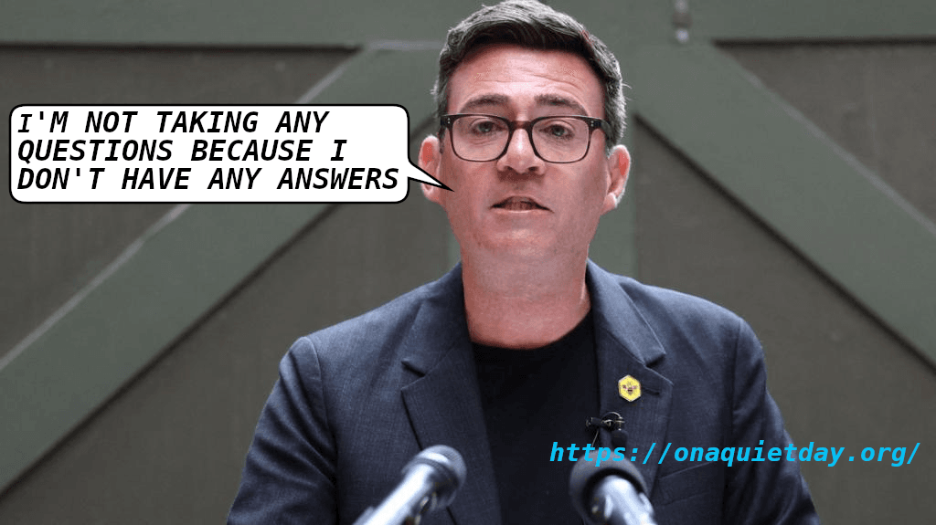 Andy Burnham says that he doesn't have any answers.